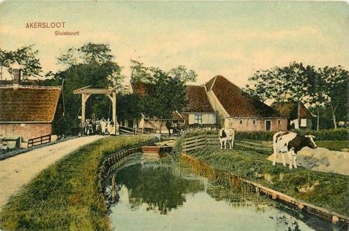 (388-310-043) Akersloot Sluisbuurt, Verzamelen, Ansichtkaarten | Nederland, Noord-Holland, Verzenden