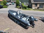 Infanta 8.5 LR Rebel + YAMAHA 350pk V8, Watersport en Boten, Rubberboten, Gebruikt, Benzine, 200 pk of meer, Overige materialen