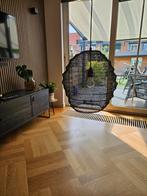 Zwarte Kwantum Hanglamp, Huis en Inrichting, Lampen | Hanglampen, Ophalen, Zo goed als nieuw, Metaal, Modern
