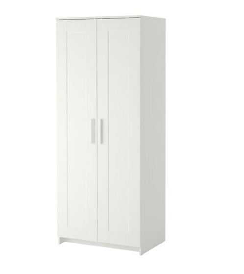 BRIMNES Wardrobe Closet, Huis en Inrichting, Kasten | Kledingkasten, Zo goed als nieuw, 100 tot 150 cm, 50 tot 100 cm, 25 tot 50 cm