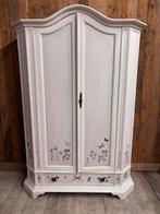 Romantische kledingkast met vlinders en bloemen, Huis en Inrichting, Kasten | Kledingkasten, Ophalen, 100 tot 150 cm, Zo goed als nieuw