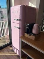 Mooie SMEG koel-vries combinatie, Ophalen, Gebruikt, 200 liter of meer, 60 cm of meer