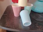 4 pastel bekers regout royal sphinx, Antiek en Kunst, Antiek | Servies los, Ophalen of Verzenden