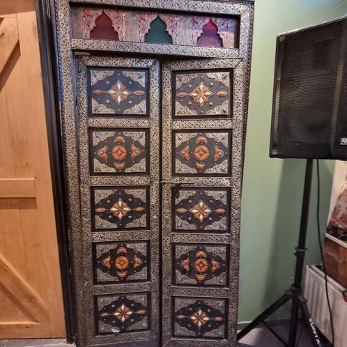 Prachtige Marokaanse deur, Doe-het-zelf en Verbouw, Deuren en Horren, Gebruikt, Binnendeur, 200 tot 215 cm, 80 tot 100 cm, Ophalen of Verzenden