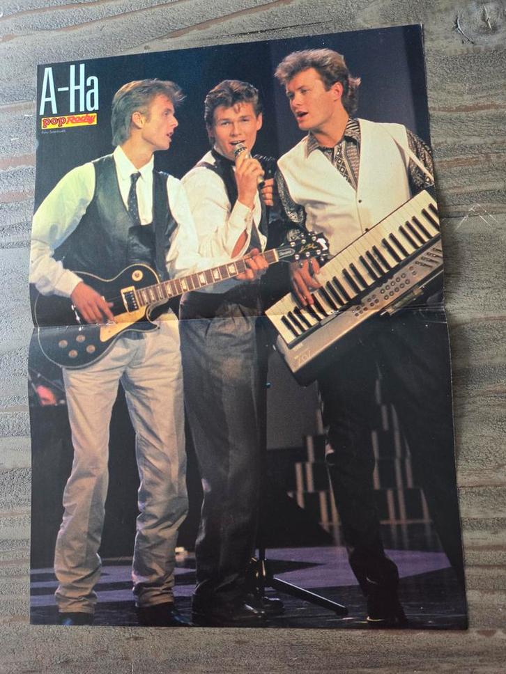 80s Poster Pakket: a-ha / Morten Harket met 25 Posters, Verzamelen, Posters, Zo goed als nieuw, Muziek, A1 t/m A3, Ophalen of Verzenden