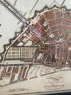 Plattegrond Amsterdam, Antiek en Kunst, Kunst | Tekeningen en Foto's, Ophalen