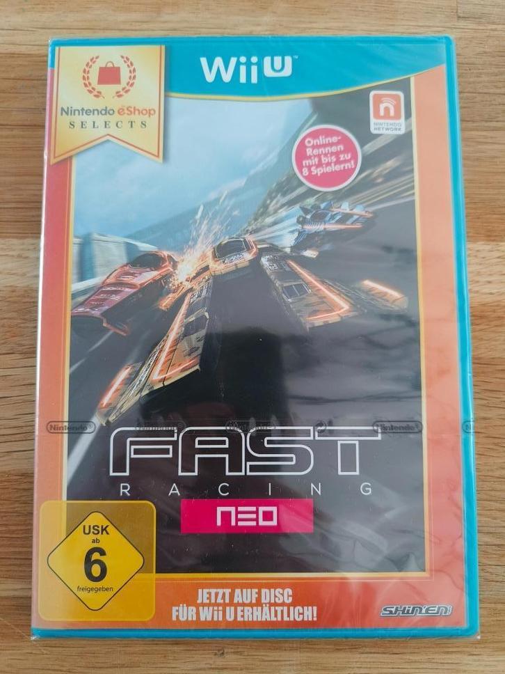 Fast Racing Neo voor Nintendo Wii-U *SEALED*, Spelcomputers en Games, Games | Nintendo Wii U, Nieuw, Racen en Vliegen, 1 speler