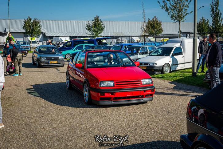 Volkswagen Golf 2.0 Cabriolet 85KW 1997 Rood, Auto's, Volkswagen, Particulier, Golf, Benzine, Cabriolet, Handgeschakeld, Origineel Nederlands