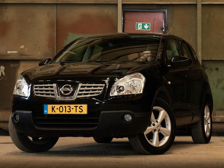 Nissan Qashqai 1.6 2WD 2010 Zwart, Auto's, Nissan, Bedrijf, Qashqai, ABS, Achteruitrijcamera, Airbags, Airconditioning, Alarm