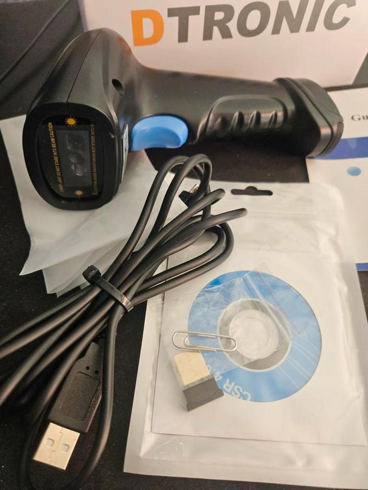 DTRONIC draadloze bluetooth streepjescodescanner BMW03 nieuw, Computers en Software, Scanners, Nieuw, Ophalen of Verzenden
