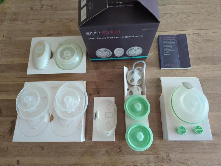 Elvie Stride double pump | 2 maten, Kinderen en Baby's, Babyvoeding en Toebehoren, Gebruikt, Borstkolf, Ophalen