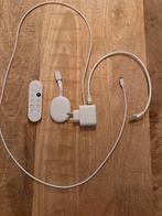 Google Chromecast met Google TV (4K) met ethernet adapter, Ophalen, Zo goed als nieuw, HDMI, Zonder harde schijf