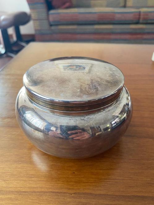 Vintage GERO verzilverde pot (Party Pleet)-25 jarig jubileum, Huis en Inrichting, Woonaccessoires | Overige, Gebruikt, Ophalen of Verzenden