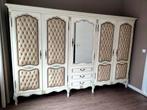 Antieke brocante kledingkast, Ophalen of Verzenden, Gebruikt
