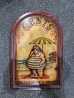 Oud houten bord, Ophalen, Gebruikt