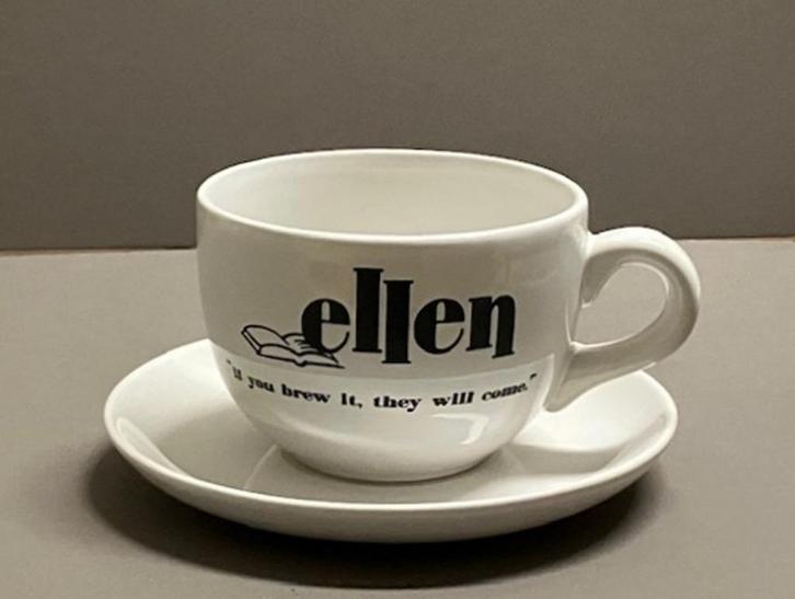 Jumbo kop en schotel, Huis en Inrichting, Keuken | Servies, Zo goed als nieuw, Kop(pen) en/of Schotel(s), Overige stijlen, Keramiek