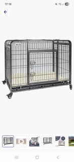 Mooie grote donkergrijze stalen bench, Ophalen, Zo goed als nieuw