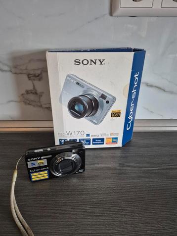 Sony Cyber-shot DSC-W170 camera – compleet met doos  beschikbaar voor biedingen