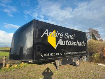 MEYVO OL 8.5 ton - BE oplegger - gesloten oplegger beschikbaar voor biedingen