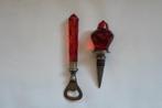 Vintage USA Opener Stop Cranberry Glass, Antiek en Kunst, Ophalen of Verzenden
