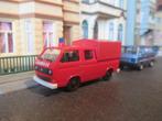 Volkswagen Transporter T3 Pick-Up DoKa - Roco brandweer, Hobby en Vrije tijd, Modelauto's | 1:87, Ophalen of Verzenden, Zo goed als nieuw