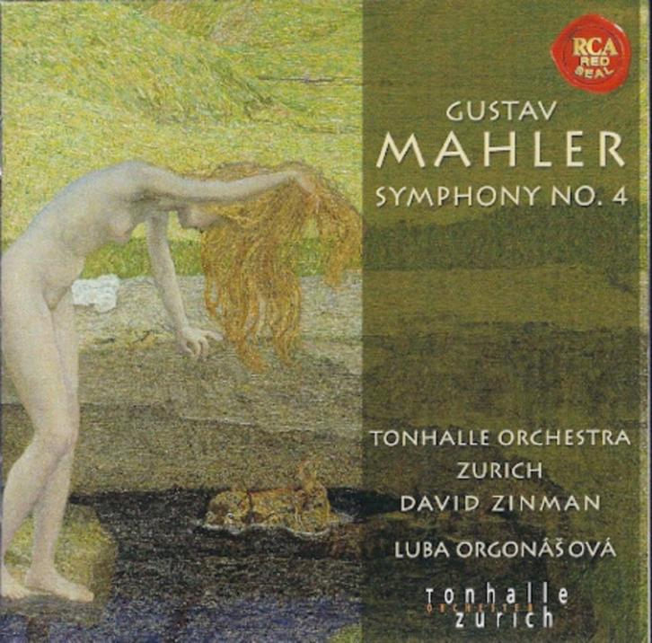 MAHLER Symphony no. 4 CD ZINMAN RCA NIEUWSTAAT, Cd's en Dvd's, Cd's | Klassiek, Zo goed als nieuw, Orkest of Ballet, Modernisme tot heden