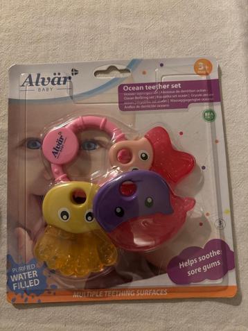 NW Alvar baby bijtringen ocean teether set vanaf 3 maanden  beschikbaar voor biedingen