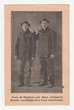 Ronde van België door twee werklozen.  Wereldreizigers., Verzenden, 1920 tot 1940, Ongelopen, Overige thema's