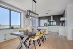 6x eetkamerstoel geel, modern design, met armleuning,in zgst, Huis en Inrichting, Stoelen, Ophalen, Overige kleuren, Zo goed als nieuw