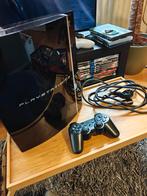 PS3 Compleet met Games, Ophalen of Verzenden, Gebruikt, Met 2 controllers, Met games