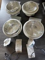 4x Klemko inbouwspot, Huis en Inrichting, Kunststof, Gebruikt, Ophalen of Verzenden, Inbouw