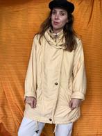 Vintage parka / jas / winterjas - geel - L / Large / 40, Kleding | Dames, Jassen | Winter, Ophalen of Verzenden