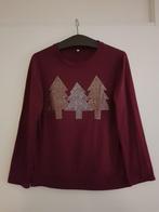 T-shirt voor dames -- maat S / 36 -- kerstbomen, Kleding | Dames, T-shirts, Ophalen of Verzenden, Lange mouw, Maat 36 (S), Gedragen