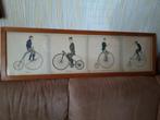 Ant.ingelijste Etsen, van Ant.fietsen zie beschrijving., Antiek en Kunst, Ophalen of Verzenden