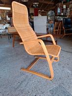 Vintage design fauteuil Ikea Örland Yngve Ekstrom rotan, Huis en Inrichting, Stoelen, Ophalen, Gebruikt, Eén