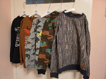  Dino’s, camo & karakter | Bundel jongenskleding | sweaters  beschikbaar voor biedingen