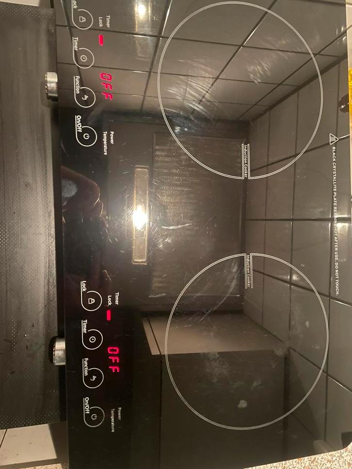 Princess inductie kookplaat, Witgoed en Apparatuur, Kookplaten, Gebruikt, Vrijstaand, Inductie, 3 kookzones of minder, Ophalen of Verzenden