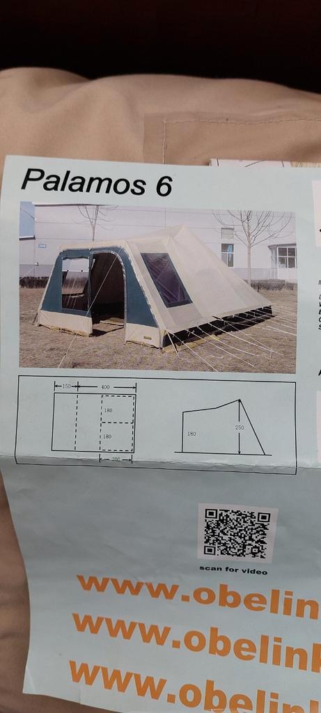 Palamós 6 Tent - Ruime Familie Tent, Caravans en Kamperen, Tenten, tot en met 6, Gebruikt, Ophalen