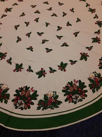 Mooi rond kerst tafelkleed 150 cm  beschikbaar voor biedingen