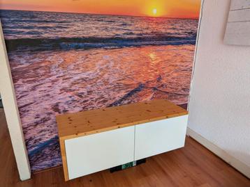 Ikea Besta met ophanging en lades