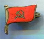 Russische vlag hamer en sikkel email op koper broche( W_138), Nieuw, Speldje of Pin, Stad of Land, Verzenden