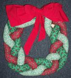 Super Krans 80 cm., stof, handwerk., Ophalen, Nieuw, Versiering, Kerst of Sinterklaas