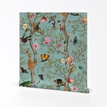 Romantische chinoiserie peel- and stick behang - NIEUW  beschikbaar voor biedingen
