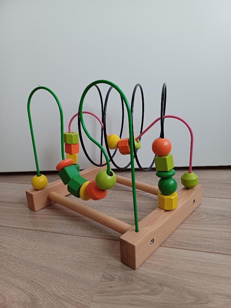Kranespiraal/ kralenrek van hout; nieuwstaat, Kinderen en Baby's, Speelgoed | Houten speelgoed, Ophalen of Verzenden, Zo goed als nieuw