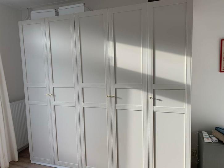 Mooie Pax Kast 5-deurs (250cm breed), Huis en Inrichting, Kasten | Kledingkasten, Gebruikt, 200 cm of meer, 200 cm of meer, 50 tot 75 cm