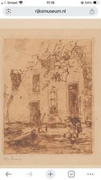 Gezocht: ets van Willem de Zwart, Ophalen of Verzenden