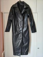Faux leren trenchcoat, Ophalen of Verzenden, Zo goed als nieuw, Zwart