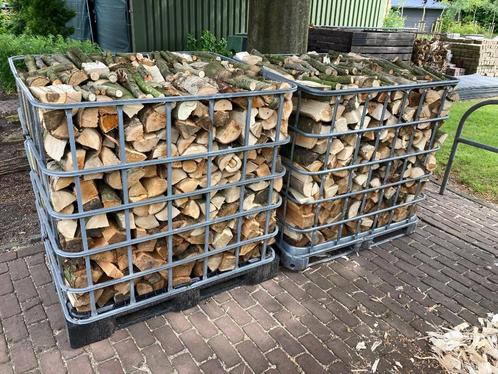 Haardhout mix berk esdoorn wilg, Tuin en Terras, Haardhout, Blokken, Overige houtsoorten, Minder dan 3 m³, Ophalen