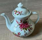 Porseleinen theepot bloemen heel, Antiek en Kunst, Antiek | Servies los, Ophalen of Verzenden