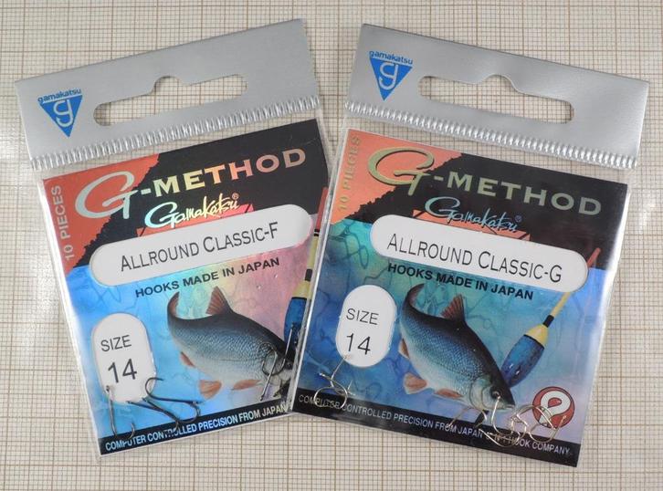 Gamakatsu G-Method Allround Classic F & Allround Classic G, Watersport en Boten, Hengelsport | Witvissen, Nieuw, Haak, Verzenden